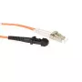 ACT 10 Meter LSZH Multimode 62.5/125 OM1 Glasfaser-Patchkabel Duplex mit MTRJ- und LC-Steckern
