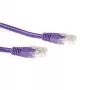 ACT Lila 15 Meter U/UTP CAT6A Patchkabel mit RJ45 Steckern