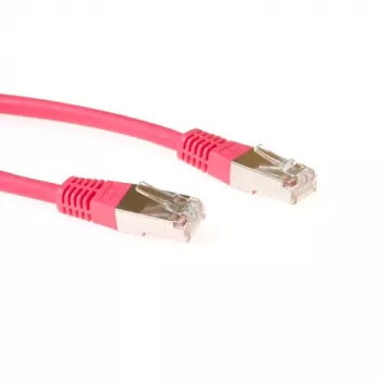 ACT Rot 0,5 Meter LSZH SFTP CAT6 Patchkabel mit RJ45-Steckern