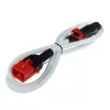 ACT Powercord C13 IEC Lock+ - C14 IEC Lock Dual Locking weiß 2 m, PC3609
