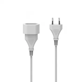 Hama 00223263 Stromverlängerung 5 m 1 AC-Ausgang Innenbereich Weiß