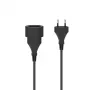 Hama 00223264 Stromverlängerung 5 m 1 AC-Steckdose(n) Innenbereich Schwarz