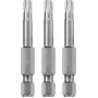 kwb 121325 Sechskant-Bit T25, Stahl, 3 Stk.