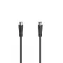 Koaxialkabel Hama 00205053 3 m Schwarz Koaxialstecker