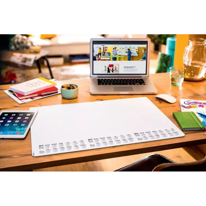 Schreibtischunterlage Sigel HO301 Papier Weiß A2 Kalender Datum Monat Jahr