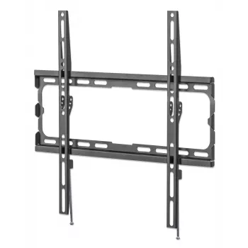 Manhattan 462396 Ultra Slim Fixe TV-Wandhalterung, 32-70 Zoll, 45 kg, Schwarz