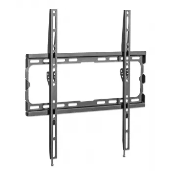 Manhattan 462396 Ultra Slim Fixe TV-Wandhalterung, 32-70 Zoll, 45 kg, Schwarz
