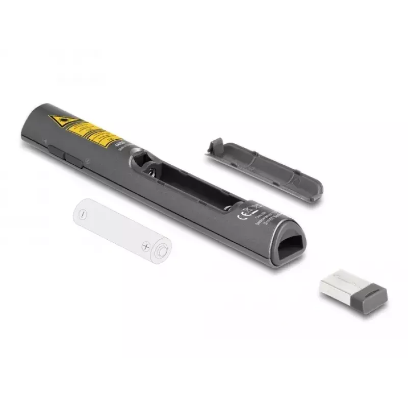 DeLOCK USB Laser Presenter kabellos USB RF Fernbedienung roter Laserpointer