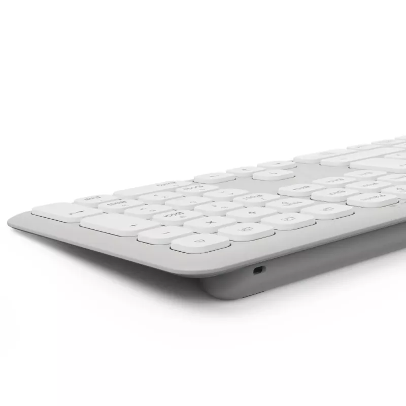 Hama WKM-550 00173066 Multi-Device-Tastatur-Maus-Set, kabellos, Funk/Bluetooth, QWERTZ DE, weiß
