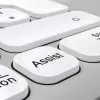 Hama WKM-550 00173066 Multi-Device-Tastatur-Maus-Set, kabellos, Funk/Bluetooth, QWERTZ DE, weiß