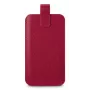 Hama 00137097 Universal-Handytasche für Handys bis 16,0 x 8,9 x 1,2 cm, Kunstleder, Rot