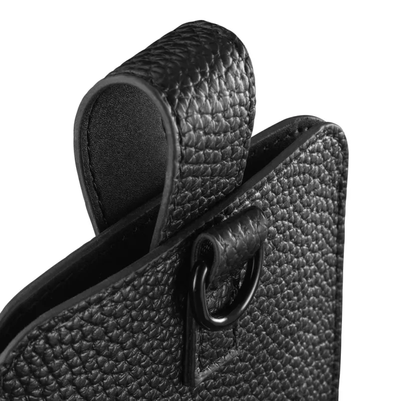 Hama 00137096 Universal-Handytasche für Handys bis 16,0 x 8,9 x 1,2 cm, Kunstleder, Schwarz