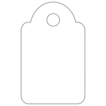 APLI 07009 nicht haftende Etiketten 200 Stück Weiß Rechteck 1,5x2,4 cm
