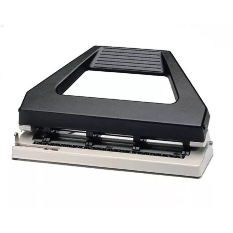 Rexel 420 Variabel 08909 Mehrfachlocher mit variabler Lochung, 30 Blatt, Metall, schwarz-grau