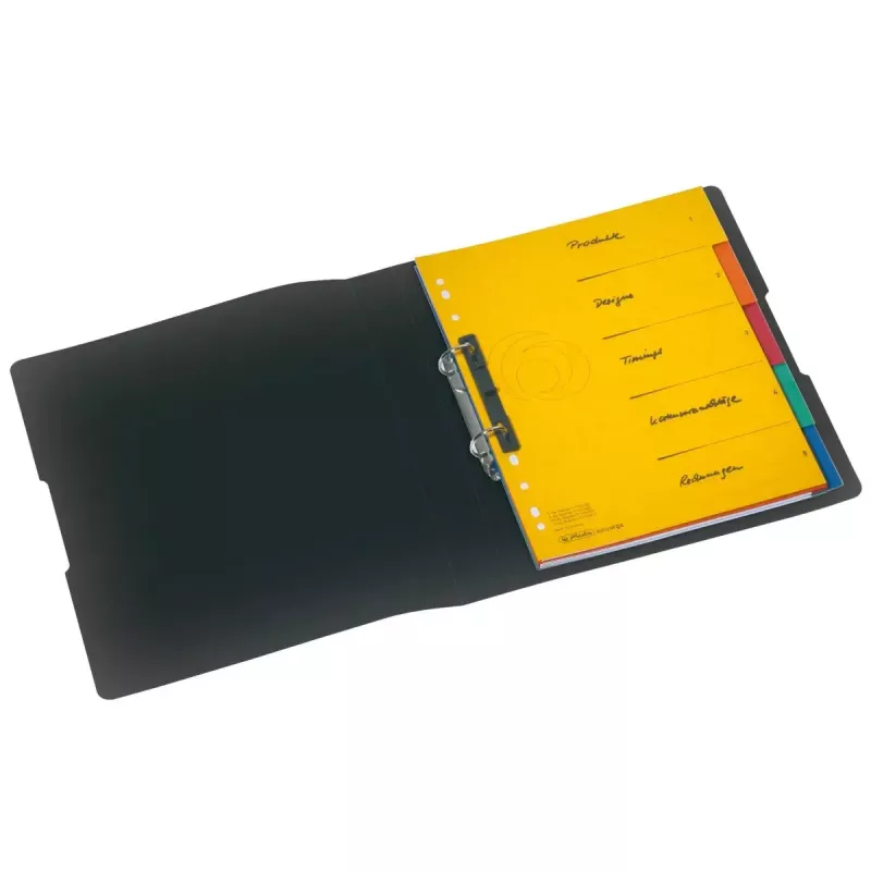Ringbuch A4 Herlitz 11205754 Schwarz