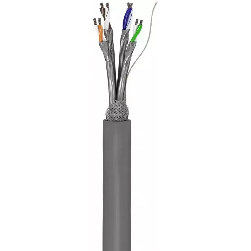 Netzwerkkabel Goobay CAT 6 S/FTP PiMF Grau 305 m