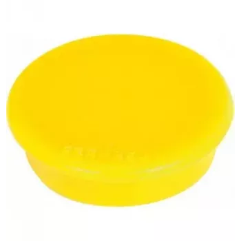 Franken HMS36 04 Runde Magnete 38 mm, Gelb, 10 Stück