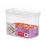 EMSA Optima 513557 Lebensmittelbehälter, 1 L, Transparent/Weiß