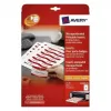 Avery L7418-25 Namensetiketten, weiß, 86 x 55 mm, 200 Etiketten (25 Blatt)