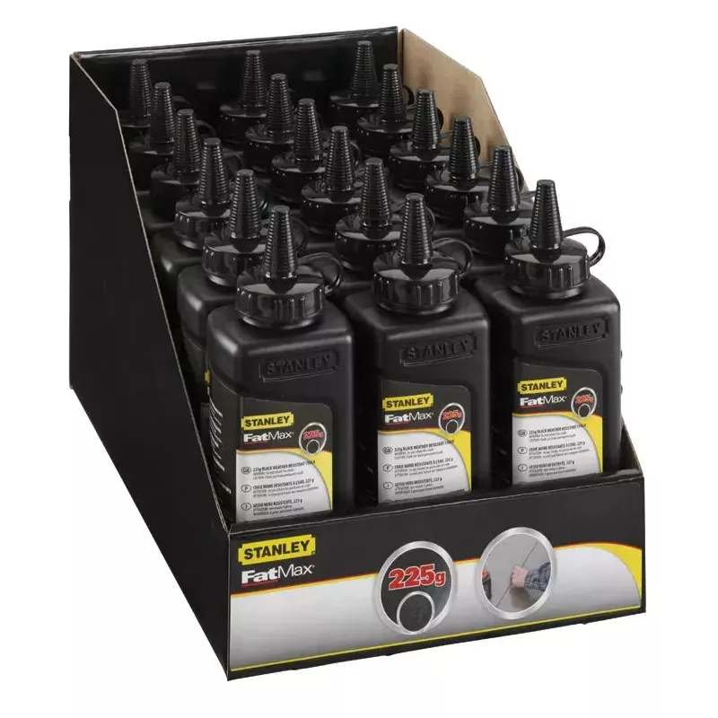 Stanley FatMax PRO 9-47-822 Kreidepulver, Schwarz, 226 g