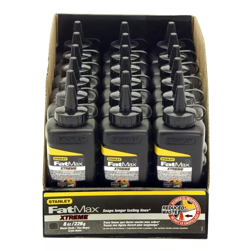 Stanley FatMax PRO 9-47-822 Kreidepulver, Schwarz, 226 g