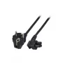 ACT Netzkabel CEE 7/7 Stecker (gewinkelt) - C5 (gewinkelt) schwarz 1,8 m