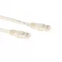 ACT Elfenbein 7 Meter U/UTP CAT6A Patchkabel mit RJ45-Steckern