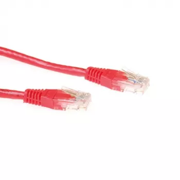 ACT Rot 10 Meter U/UTP CAT6A Patchkabel mit RJ45-Steckern