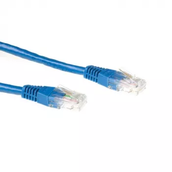 ACT Blau 0,5 Meter U/UTP CAT6A Patchkabel mit RJ45-Steckern