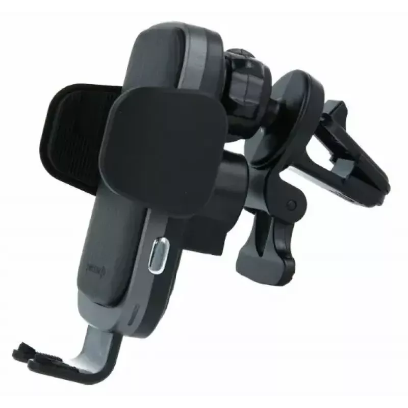 Swissten S-Grip W2-AV5 Kfz-Halterung mit kabellosem 15-W-Ladegerät, mit USB-/USB-C-Kabel, schwarz