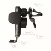 Swissten S-Grip W2-AV5 Kfz-Halterung mit kabellosem 15-W-Ladegerät, mit USB-/USB-C-Kabel, schwarz