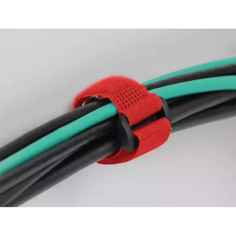 Klett-Kabelbinder DeLOCK 19545 Rot 190 mm 25 mm 5 Stück
