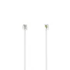 Hama Modular-Kabel, 6p4c-Stecker – 6p4c-Stecker, 3 m, weiß