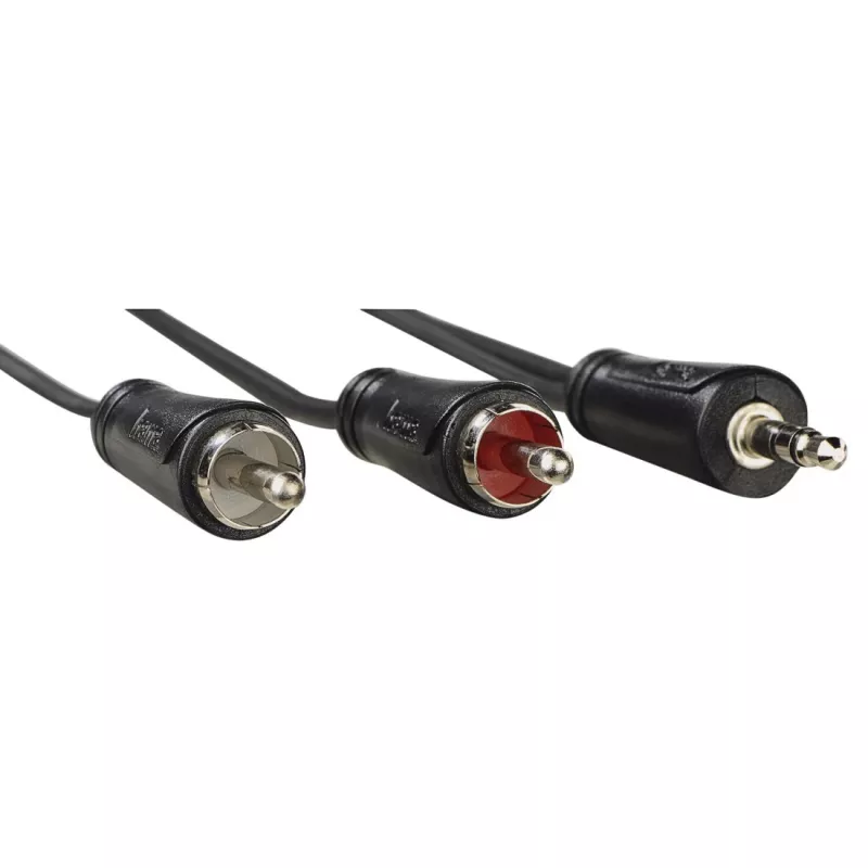 Hama 00205112 Audiokabel 5 m 3,5mm 2 x RCA Schwarz
