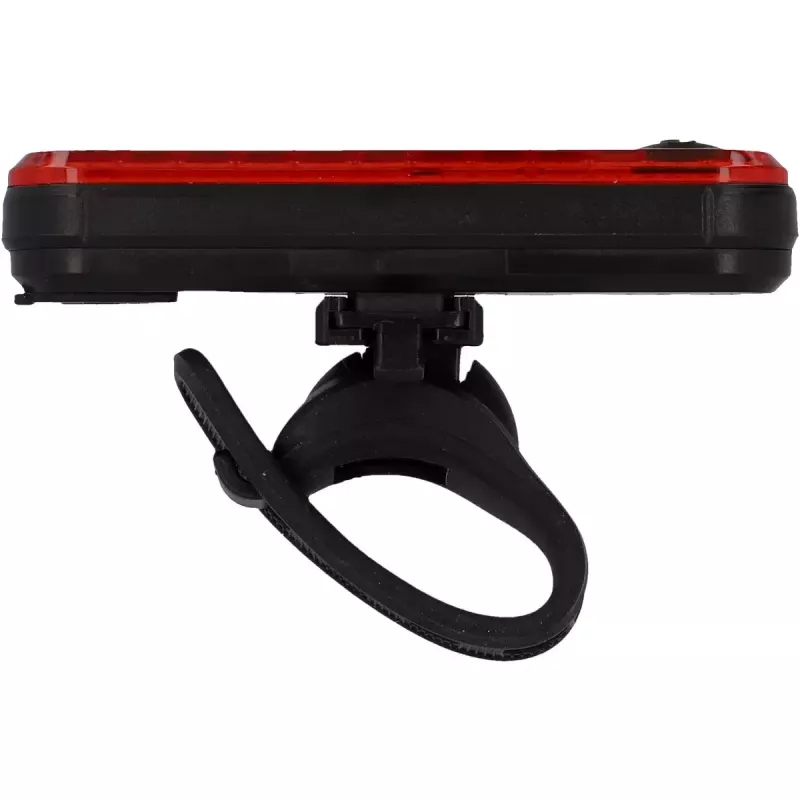 Fischer 50647 Batterie-LED-Fahrradbeleuchtungsset, 80 Lux Frontlicht