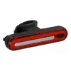 Fischer 50647 Batterie-LED-Fahrradbeleuchtungsset, 80 Lux Frontlicht