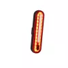 Fischer 50647 Batterie-LED-Fahrradbeleuchtungsset, 80 Lux Frontlicht