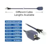 ACT Blue 1 Meter LSZH S/FTP CAT6A MPTL Verlängerungskabel rastnasenlos mit RJ45-Steckern