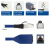 ACT Blau 2 Meter LSZH S/FTP CAT6A MPTL Verlängerungskabel mit rastnasenschutz RJ45-Steckern