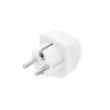 Hama 00223459 Netzstecker-Adapter Typ E/F Hybrid Typ G (UK) Weiß