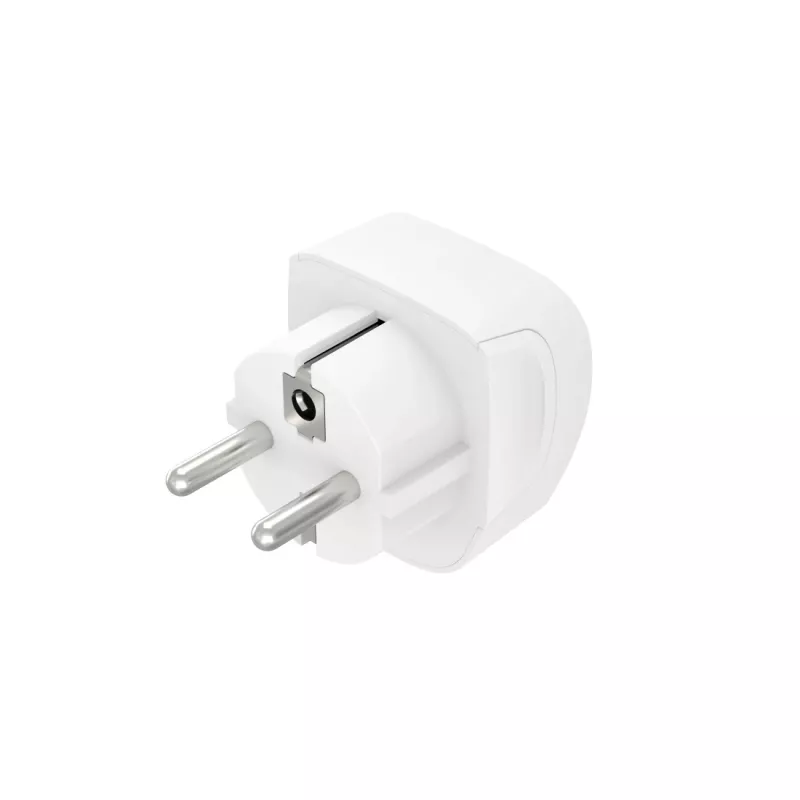 Hama 00223459 Netzstecker-Adapter Typ E/F Hybrid Typ G (UK) Weiß