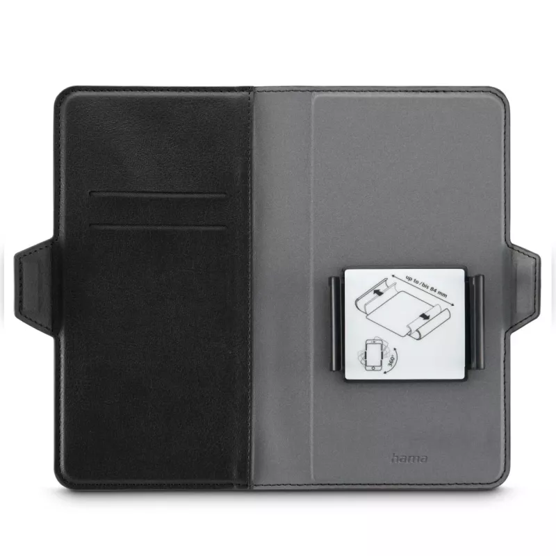 Hama 00118895 Eco Universal-Handytasche für Handys bis 7,5 x 15,3 cm, Schwarz