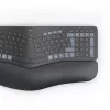 Hama WK-900 Ergo Multi-Device-Tastatur, kabellos, geteilt, LED, QWERTZ, Schwarz