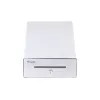 Equip Kassenschublade für Kassensysteme (POS), 4 Geldschein-/4 Münzfächer, herausnehmbare Münzschlitze, RJ11-Anschluss, Aluminium