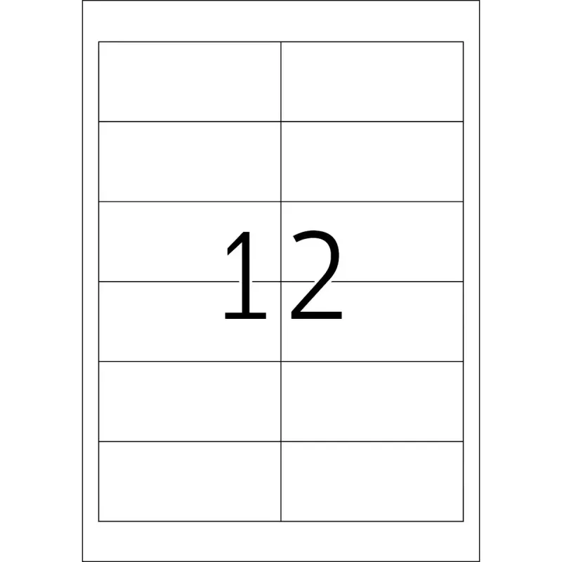 Selbstklebendes Druckeretikett HERMA Labels Premium A4 97x42,3 mm