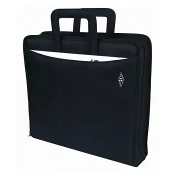 WEDO personal organizer 58 601 — Dokumentenmappe aus Kunststoff und Polyester für A4 mit Visitenkartenfach, schwarz