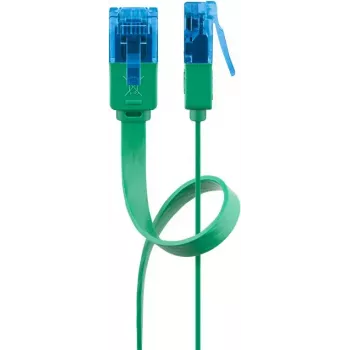 Flaches Patchkabel Goobay CAT 6A U/UTP Grün 0,5 m