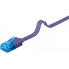 Flaches Patchkabel Goobay CAT 6A U/UTP Violett 0,5 m