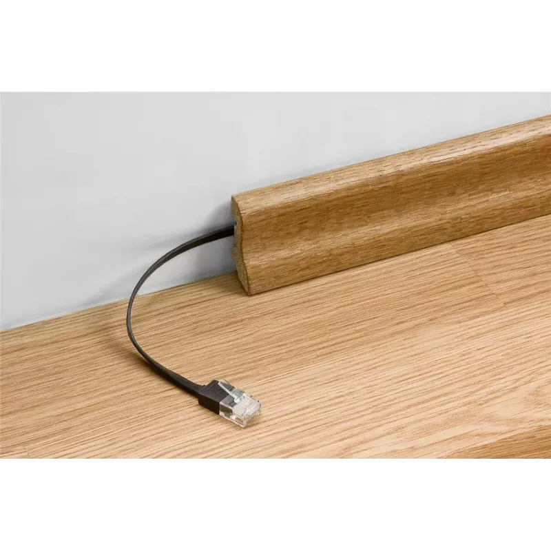 Flach-Patchkabel Goobay CAT 6A U/UTP Violett 1m