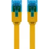 Flaches Patchkabel Goobay CAT 6A U/UTP Gelb 2m